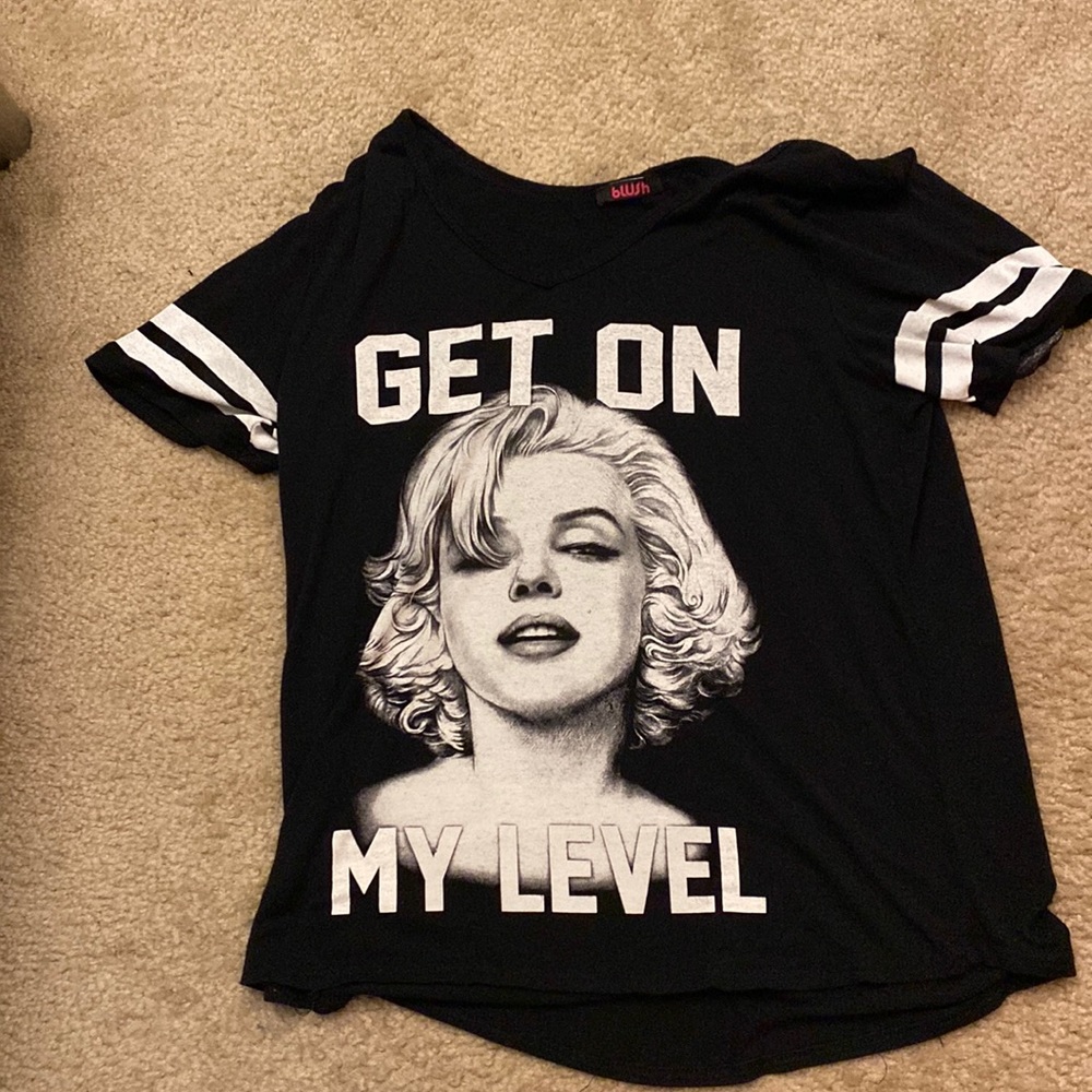 Black Marilyn Monroe Shirt